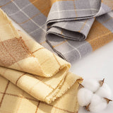 PLAID SCARF SOFT FAUX CASHMERE WINTER NECK WRAP_CWASC0444