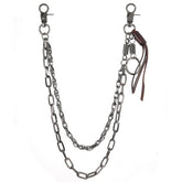 PUNK STYLE MULTI LAYERED CHAIN JEANS CHAIN_CWMM4874