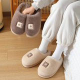 Minimalist Warm Comfy Fluffy Bedroom Slippers