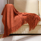 KNITTED SOFT WARM SOFA BLANKET BED END BLANKET_CWMM0200