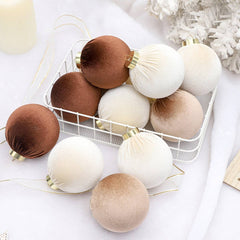 INS VELVET WRAPPED CHRISTMAS BALL GIFT SET_CWMM9866