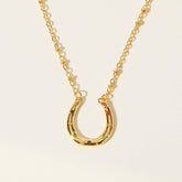 Womens Irregular Horseshoe U-Shaped Necklace_Cwmm5304