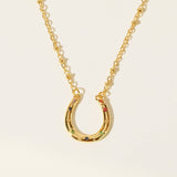 Womens Irregular Horseshoe U-Shaped Necklace_Cwmm5304