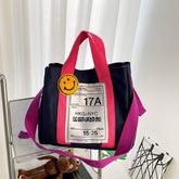 LARGE CAPACITY CUTE CANVAS SHOULDER BAG TOTE BAG_CWAB1674