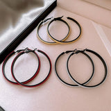 RETRO SIMPLE ROUND TEMPERAMENT EARRINGS_CWAJE2467