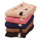 2024 NEW LOVE DEER RABBIT 5 PAIRS SOCKS_CWMS0700