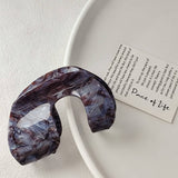 High-End U-Shaped Acetate Hair Claw?Elegant Clip_Cwaha07249