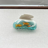 SWAN STAR ACETATE HAIR CLIPS WITH GODDESS DESIGN_CWAHA5715