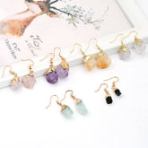 NATURAL CRYSTAL PENDANT EARRINGS_CWAJE1071