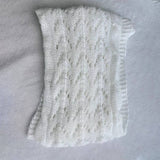 CABLE KNIT INFINITY SCARF WITH SLEEVES FOR FALL _CWASC1537