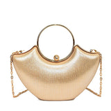 FINE GLITTER LADY EVENING BAG CHAIN CLUTCH BAG_CWAB3242
