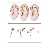 CUTE CARTOON EAR TATTOOS WATERPROOF STICKER SET_CWMM8394