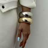 HIP HOP GLOSSY SPRING CUFF BRACELET FOR WOMENS_CWMM3080