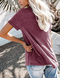 Versatile V-Neck Short-Sleeved Loose T-Shirt_Cwtbls02472