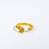 DECEMBER COLORED ZIRCONIA OPEN RING_CWMM5739
