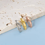 MINIMALIST CZ BELLY RING POLISHED METAL STYLE_CWMM9199