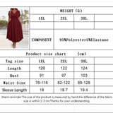 ELEGANT LONG DRESS CHIC FEMININE LOOK_CWDHL1037