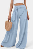 Women Casual Wide Pants_Cwblp0352