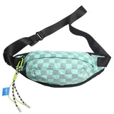 Simple Plaid Waist Bag Shoulder Bag_Cwab1604