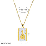 HIGH END RETRO TAROT CLAVICLE NECKLACE FOR WOMEN_CWMM3910