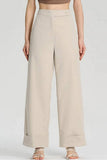 Trendy Wide-Leg High-Waisted Suit Slacks_Cwblp1061