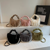 Winter Versatile Shoulder And Crossbody Plush Bag_Cwab3972