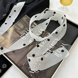 NEW POLKA DOT LACE SCARF HEADBAND_CWASC0719