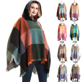 2024 NEW LARGE PLAID CAPE SHAWL_CWASC1207