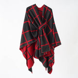NEW FASHION SHAWL PLAID DUAL PURPOSE SIMPLE SHAWL_CWMM2086