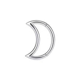 Titanium Seamless Spike Nose Ring Piercing_Cwmm9514