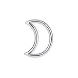 Titanium Seamless Spike Nose Ring Piercing_Cwmm9514