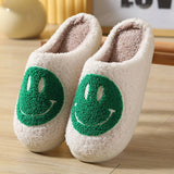 CUTE CARTOON SMILING FACE FABRIC SLIPPERS_CWSHS0254