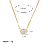 Zirconia Val Round Pendant Necklace_Cwmm5291