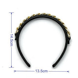 NEW CLASSIC CROC CHAIN PUNK ELEGANT HEADBAND_CWAHA6322