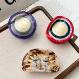 SWAN STAR ACETATE HAIR CLIPS WITH GODDESS DESIGN_CWAHA5715