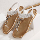 Vintage Clip Toe Beach Sandals Flat Shoes_Cwshs0501
