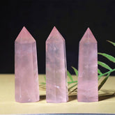 ROSE QUARTZ CRYSTAL POINT HEX TOWER_CWMM8100