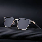 Vintage Polarized Eyebrow Frame Sunglasses_Cwasg0612