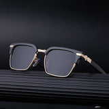 Vintage Polarized Eyebrow Frame Sunglasses_Cwasg0612