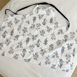 PURE COTTON CANVAS DRAWSTRING APRON_CWMM5809