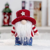 AMERICAN NATIONAL DAY FACELESS OLD MAN ELF DOLL_CWMM2919