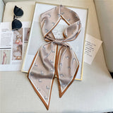 Ribbon Hair Accessories Animal Print Head Scarf_Cwasc1516