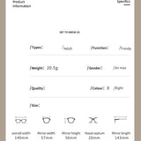 Water Drops Heart Tears Frameless Cut Edge Glasses_Cwasg0350