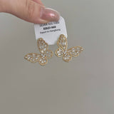 SIMPLE NICHE HOLLOW BUTTERFLY EARRINGS_CWAJE1292