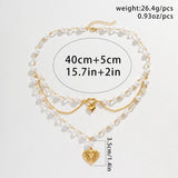 PEARL BEADED NECKLACE WITH PENDANT_CWAJE1157