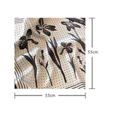 COMMUTER SCARF ARTISTIC LEAF PRINT SUNSCREEN SHAWL_CWASC0613