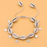 ETHNIC ADJUSTABLE BOHEMIAN SHELL BRACELET_CWMM3566