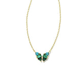 BUTTERFLY TEMPERAMENT VERSATILE ZIRCON NECKLACE_CWMM3752