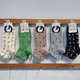 COMFORTABLE VERTICAL STRIPED COTTON SOCKS_CWMS0421