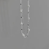 Versatile Double Layer Pearl Choker Necklace